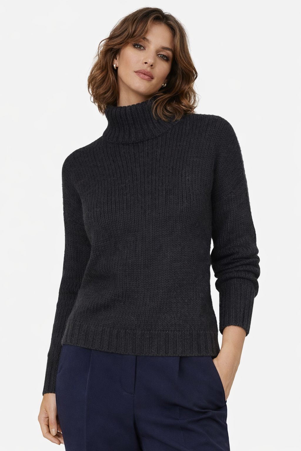 Maglione Anonyme con collo a giro: Nero – vista prodotto