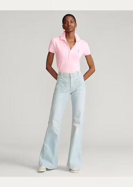 Ralph Lauren Slim Fit Ελαστικό Πόλο | Ροζ