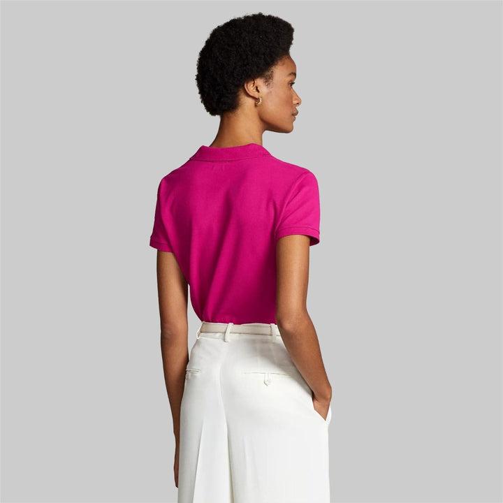 Ralph Lauren Slim Fit Stretch Women's Polo Shirt | Pink Sky