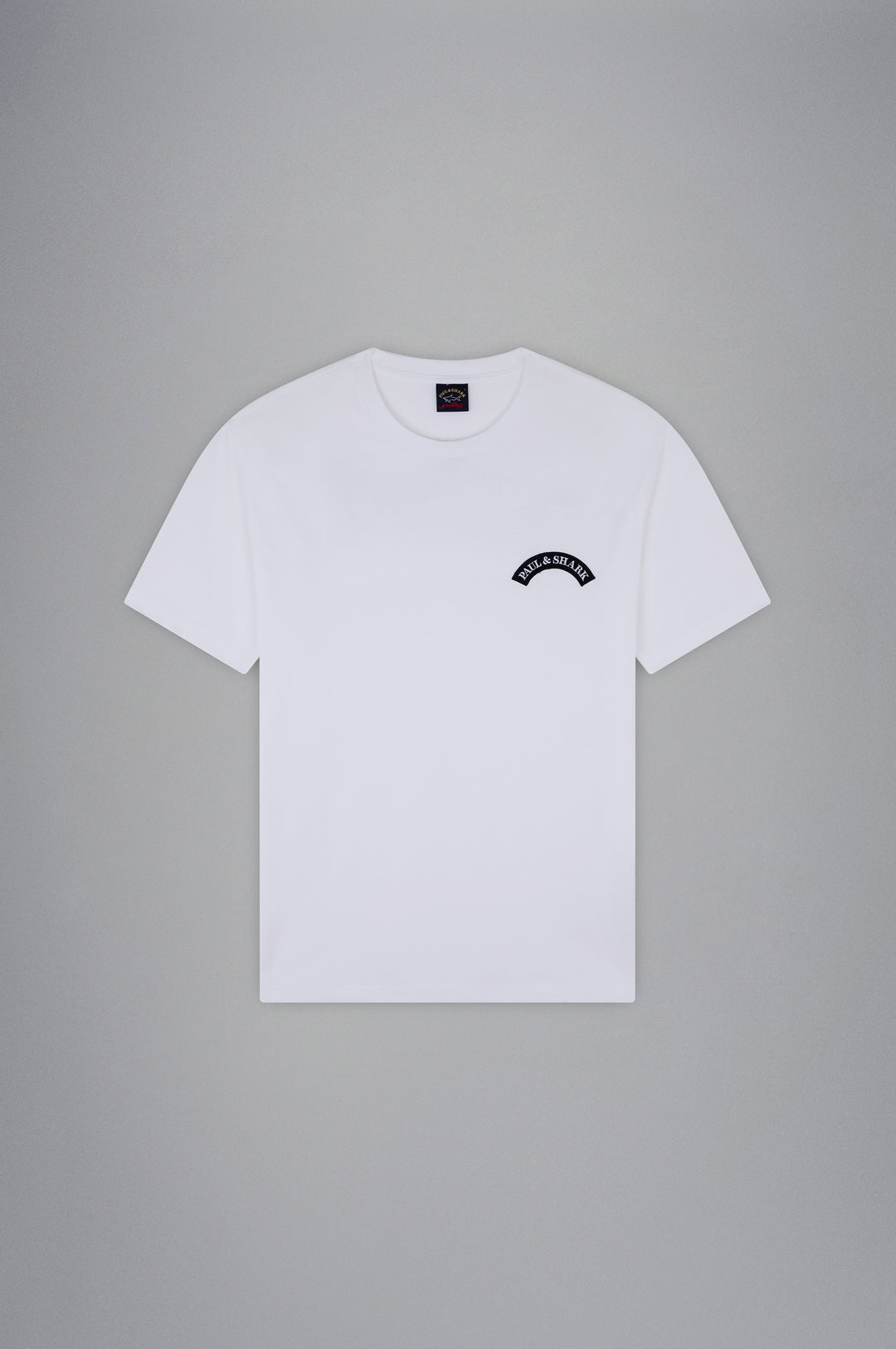 Paul & Shark T-Shirt με Καρχαρία και P&S Σήμα | Λευκό