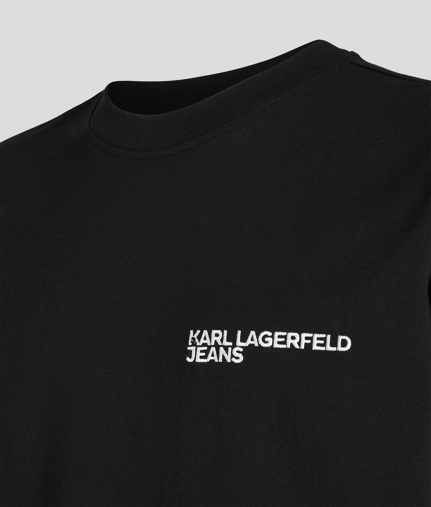 Karl Lagerfeld Slim Fit T-shirt με Λογότυπο | Μαύρο