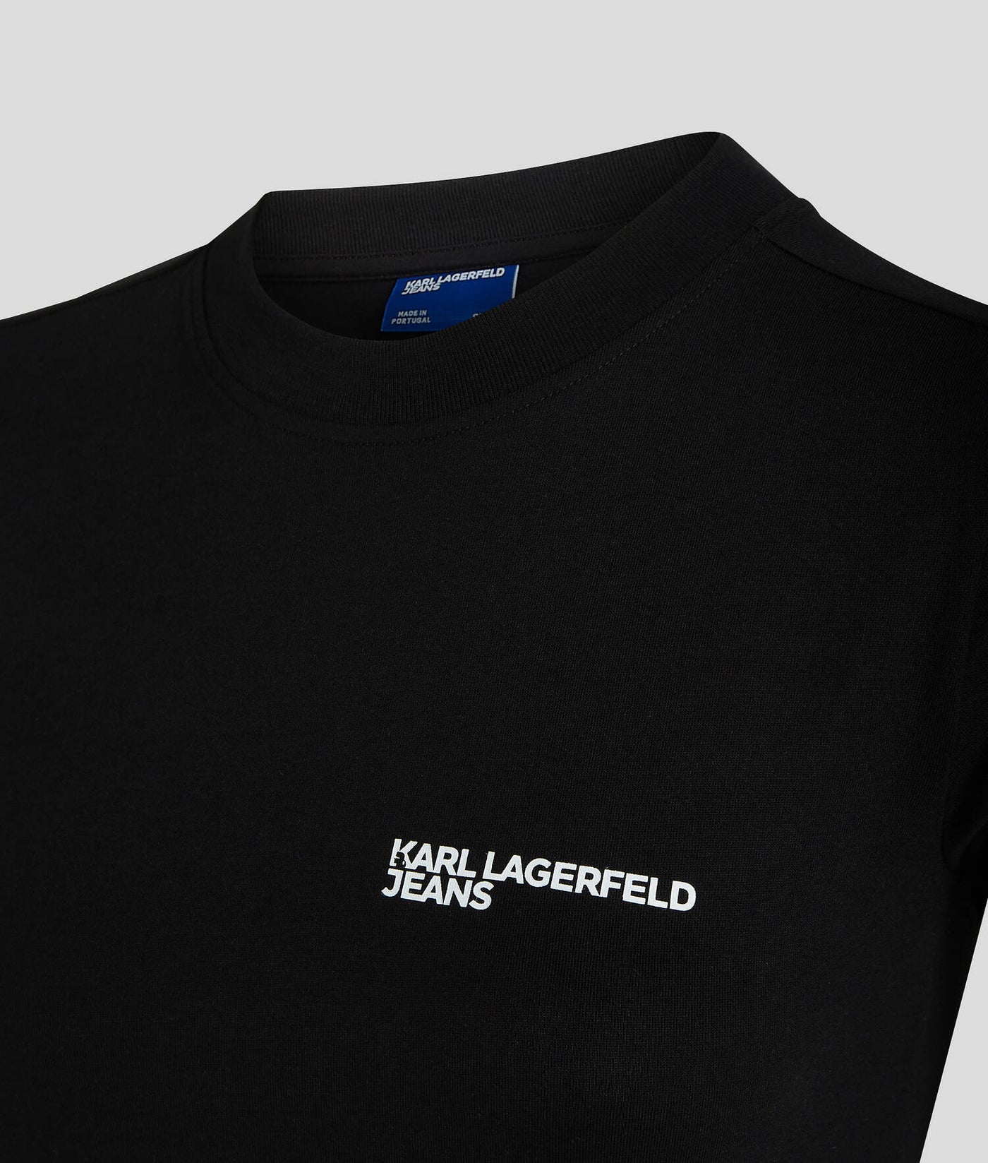 Karl Lagerfeld Slim Fit T-shirt με Λογότυπο | Μαύρο