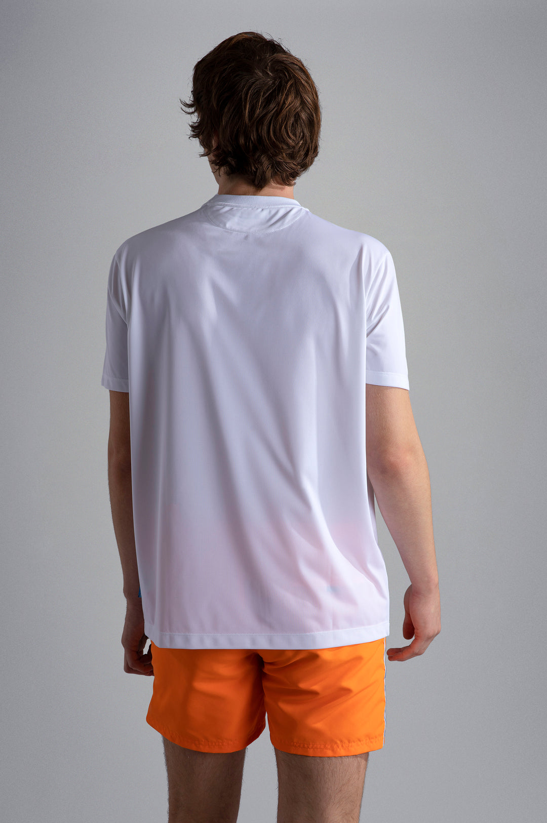 Paul & Shark Seaqual® Yarn T-shirt με Καρχαρία και Save the Sea Τύπωμα | Λευκό