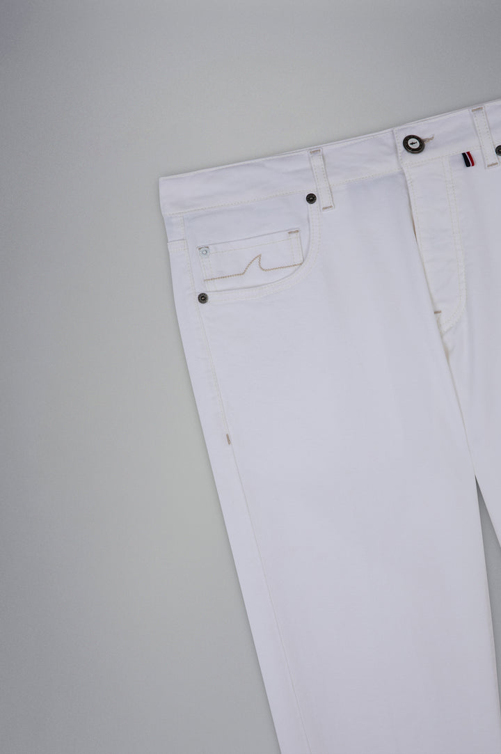 Paul & Shark White Rivet Ελαστικό Τζην | Λευκό