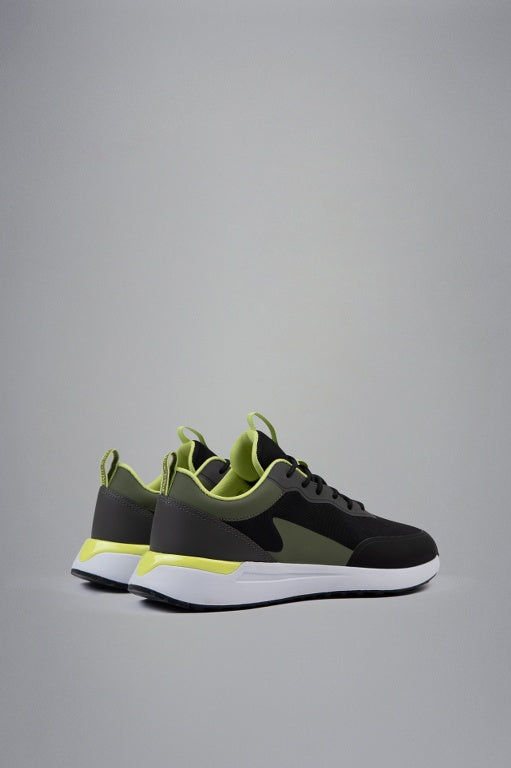 Paul & Shark Sneakers από Τεχνικό Ύφασμα | Πράσινο/Μαύρο