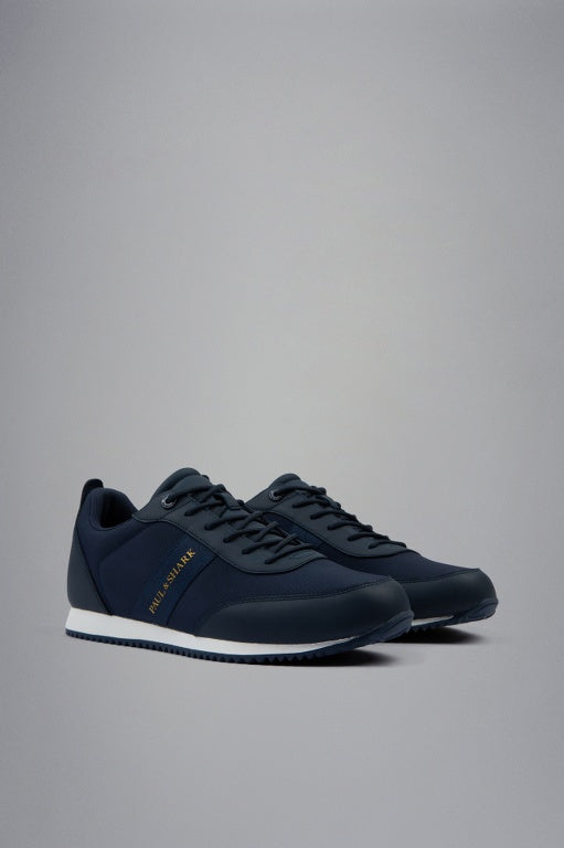 Paul & Shark Υβριδικά Sneakers από Τεχνικό Ύφασμα | Σκούρο Μπλε