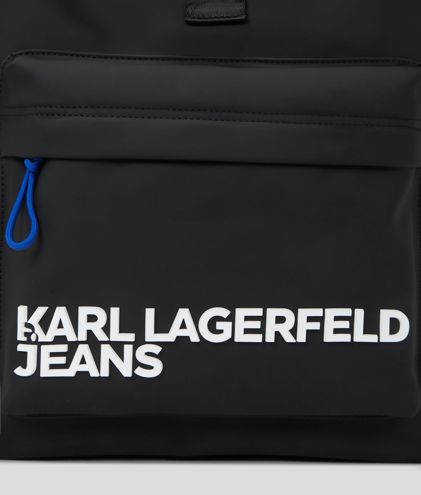 Karl Lagerfeld Utility Coated Roll Top Τσάντα Πλάτης | Μαύρο