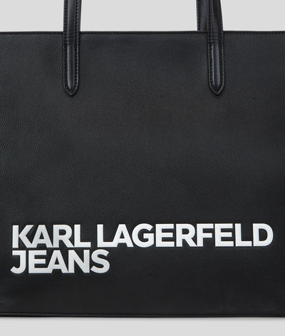 Karl Lagerfeld Μεγάλη Tote Bag με Λογότυπο | Μαύρο