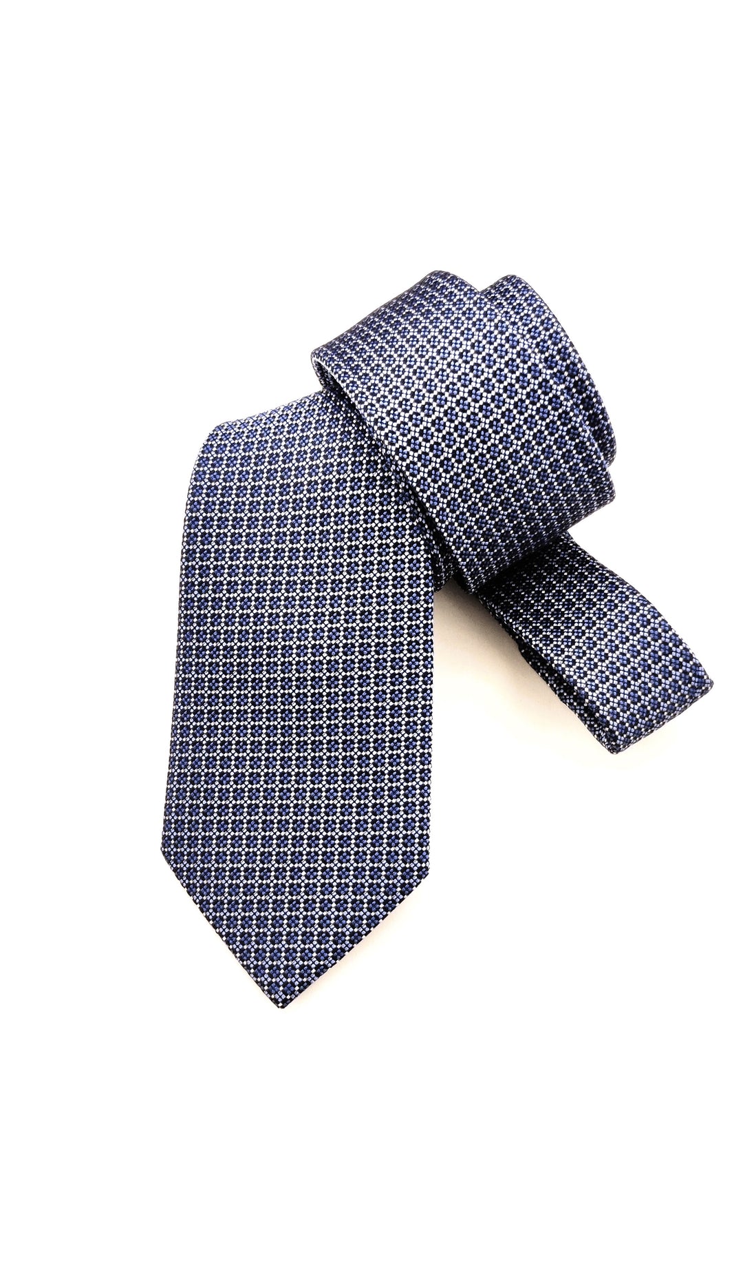 Lanvin Krawatte 8 cm: Blue Mix 9 – Produktansicht