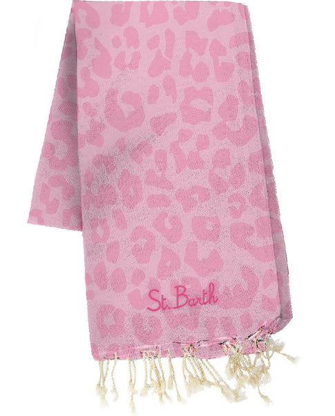 MC2 Saint Barth Foutas J N Pastel Leopard | Pink