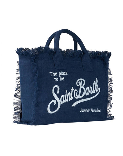 MC2 Saint Barth Vanity Canvas Bag | Blue Navy