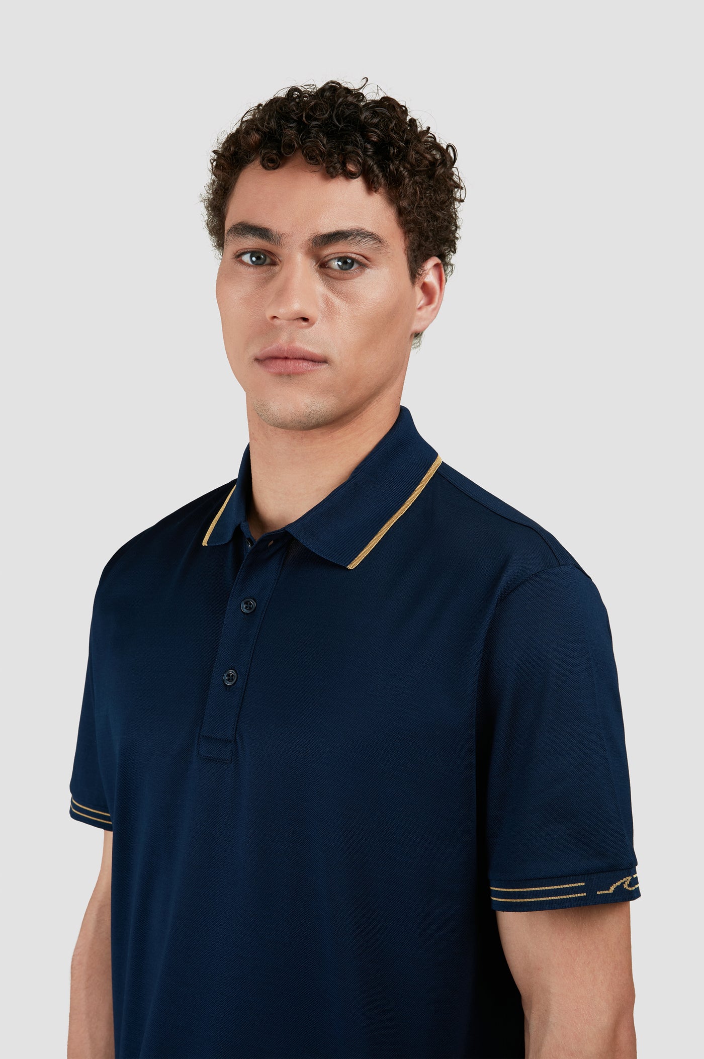 Paul & Shark Fine Piqué Cotton Polo Shirt | Navy