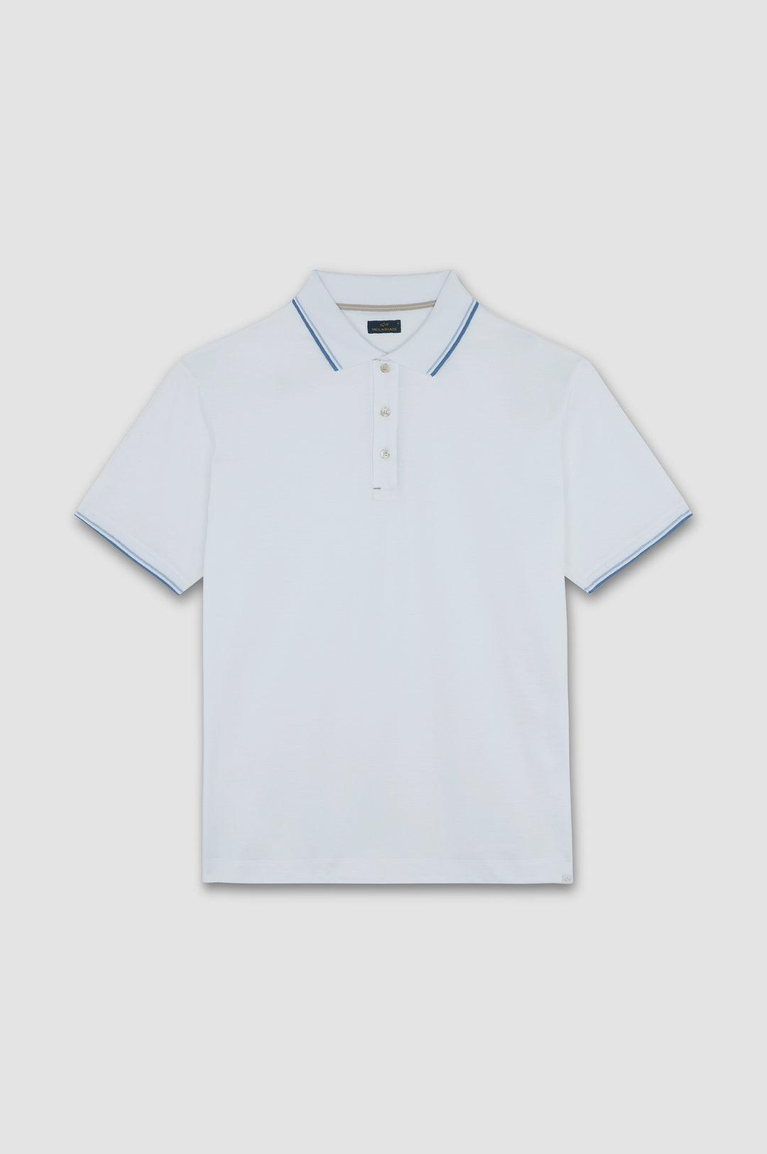 Paul & Shark Double Mercerised Jersey Cotton Polo Shirt | White