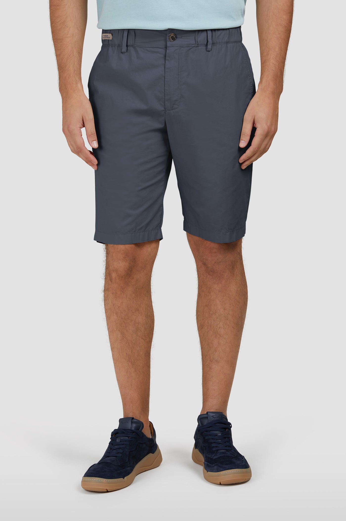 Paul & Shark Ultralight Popeline Cotton Bermuda | Navy