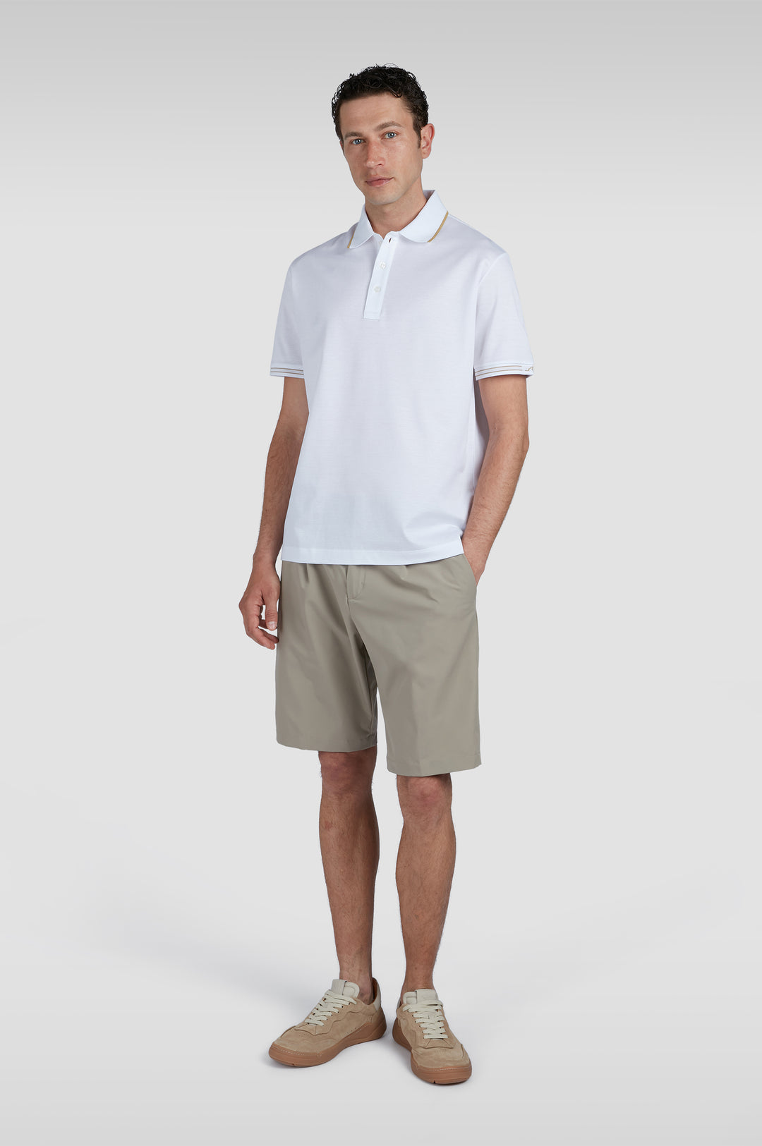 Paul &amp; Shark Dynamic Stretch Shorts | Dark Beige