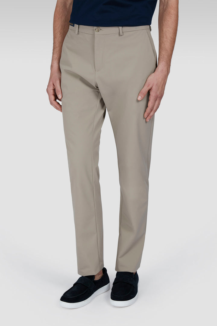 Paul &amp; Shark Dynamic Chino in Lightweight Fabric | Dark Beige