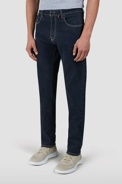 Paul & Shark Red Rivet Giza Cotton Stretch Jeans | Blue