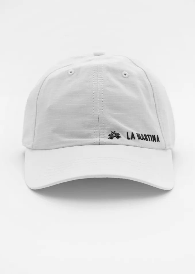 La Martina Καπέλο από Συνθετικό Ύφασμα-Yucatan | Λευκό
