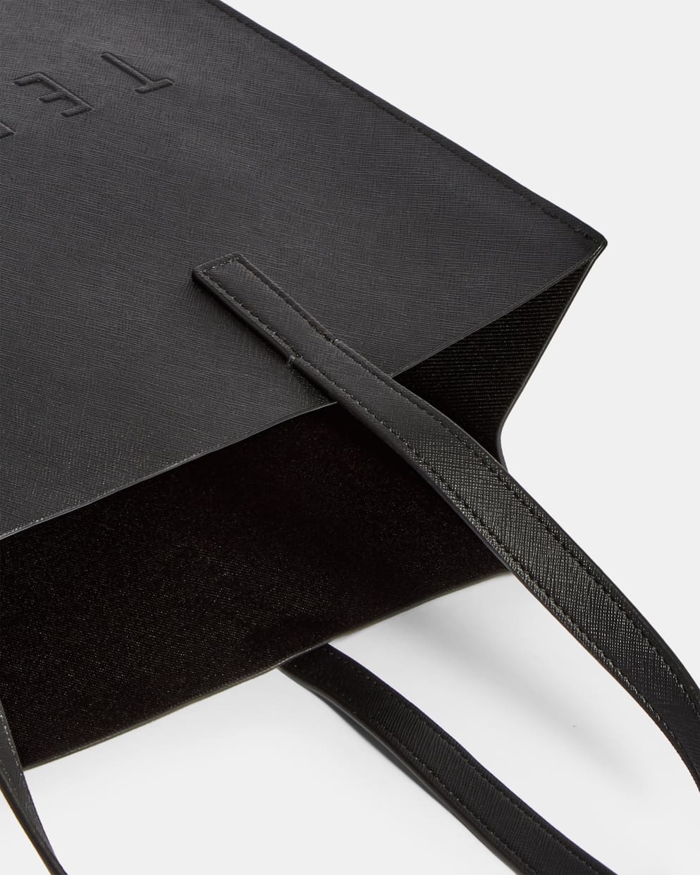 Borsa Ted Baker Soocon Large Crosshatch Icon: Nero – vista alternativa