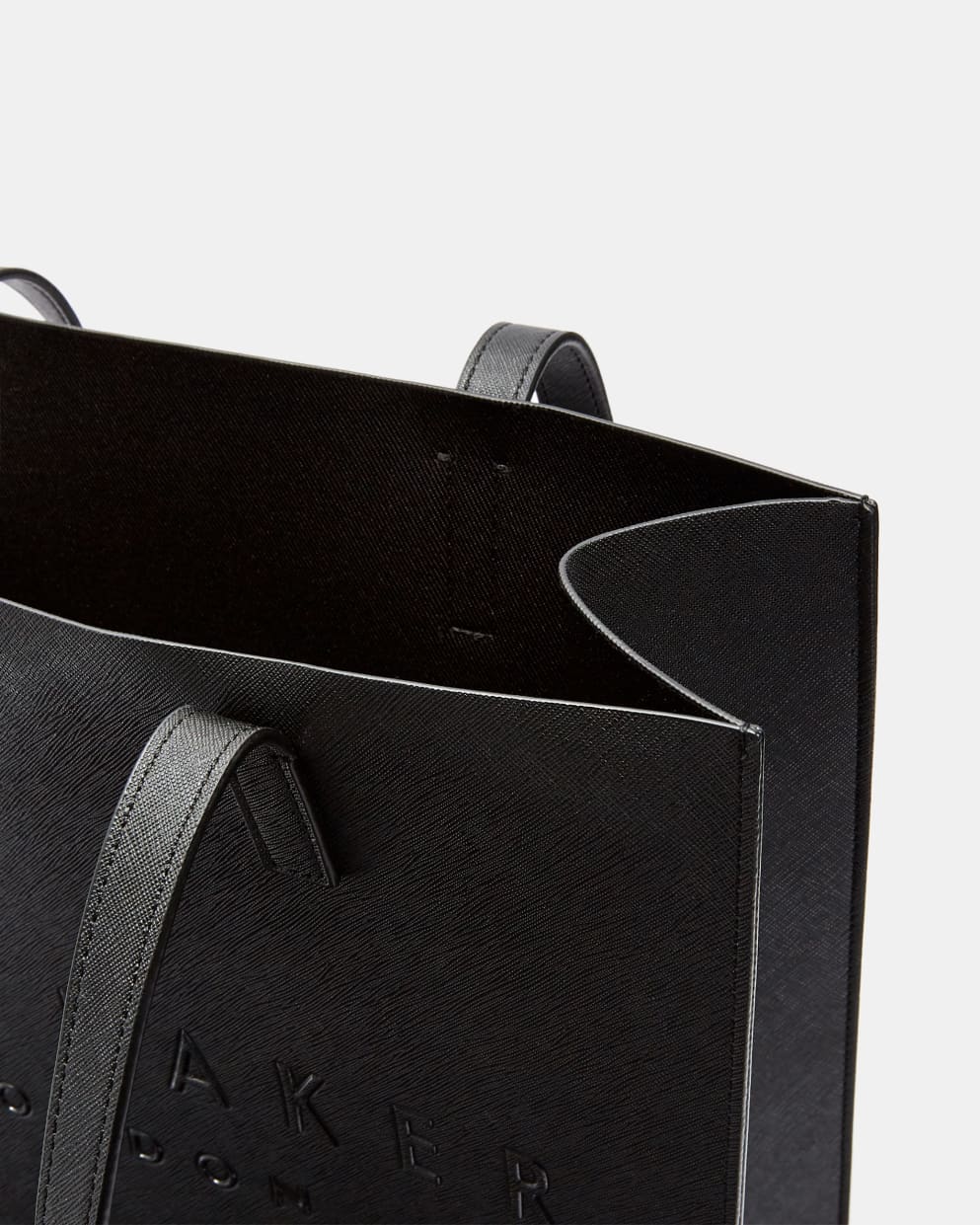 Borsa Ted Baker Soocon Large Crosshatch Icon: Nero – vista alternativa