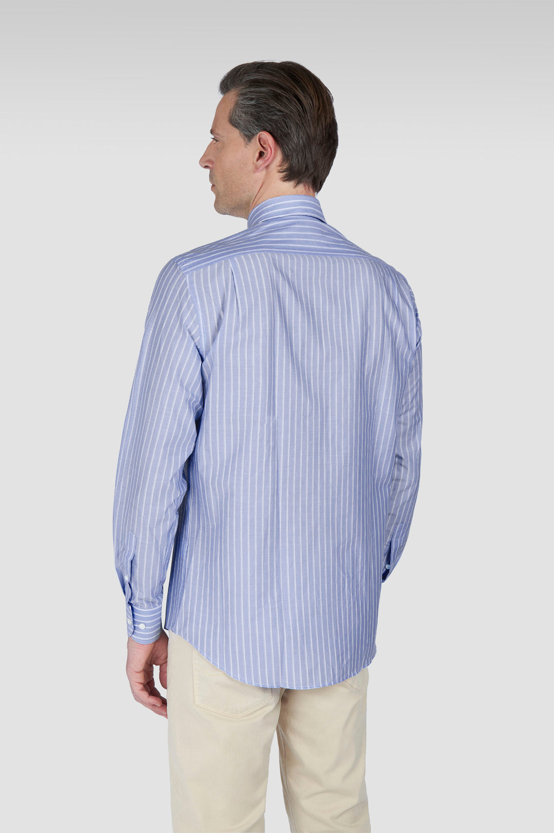 Chemise « Summer Breeze » en coton Paul &amp; Shark: Bleu clair – autre vue