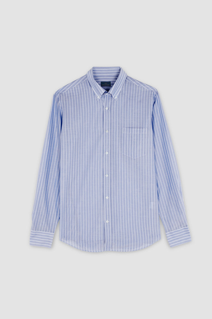 Chemise « Summer Breeze » en coton Paul &amp; Shark: Bleu clair – vue détaillée