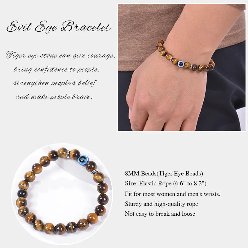 Pulsera con cuentas de piedra natural «Never: Frosted Stone – vista alternativa