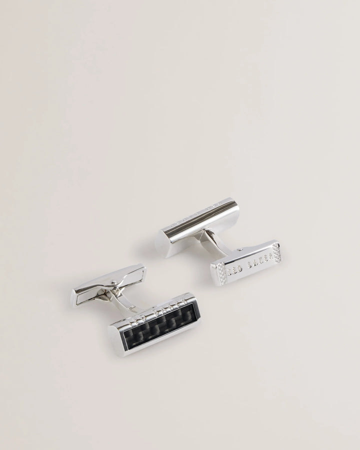 Ted Baker Carbie Carbon Fibre Μανικετόκουμπα: Ασημί – προβολή προϊόντος