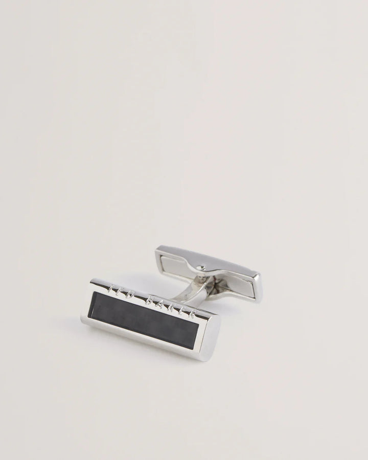 Ted Baker Carbie Carbon Fibre Μανικετόκουμπα: Ασημί – προβολή προϊόντος