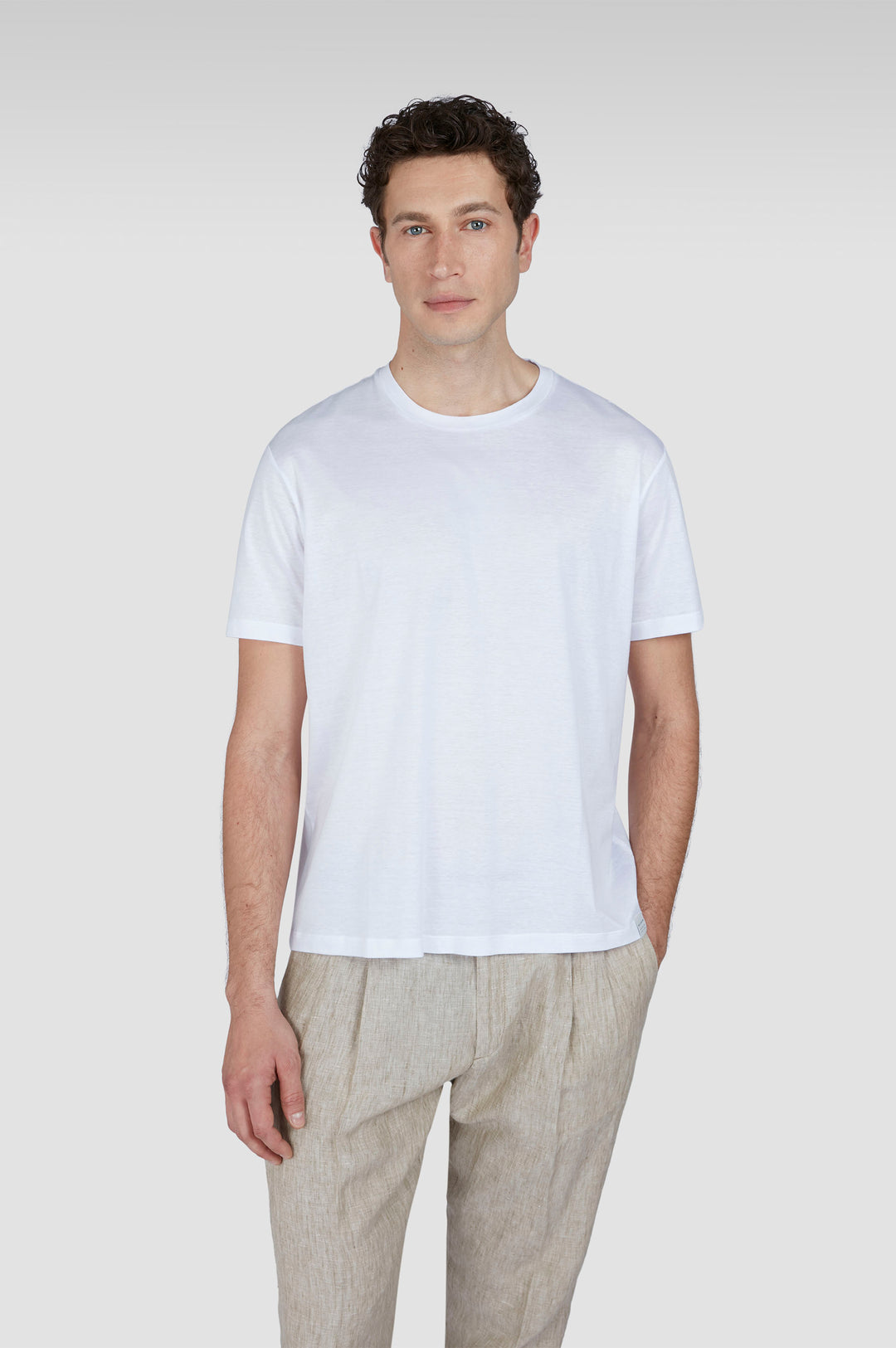 Paul & Shark Riviera XSoft Cotton Jersey T-shirt in White – product view