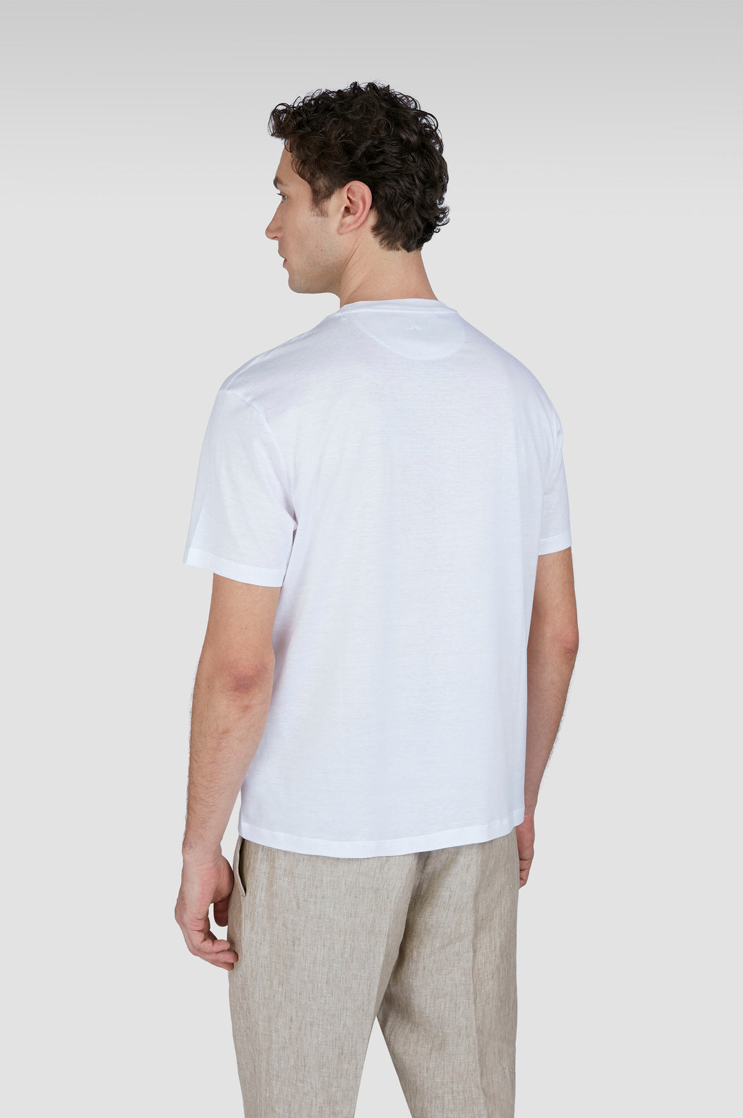 Paul &amp; Shark Riviera XSoft Cotton Jersey T-shirt in White – lifestyle view