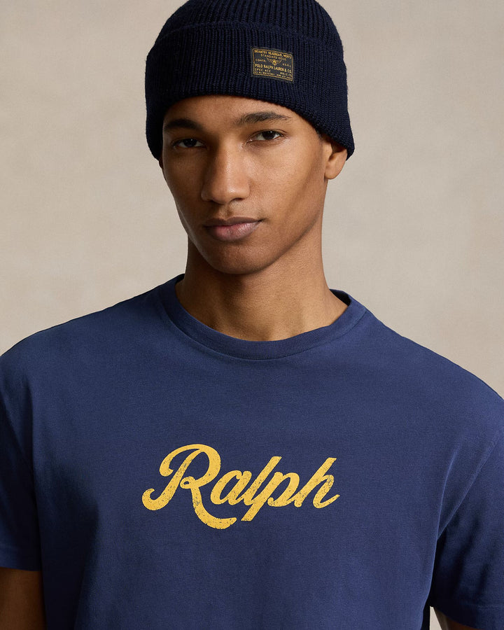 Ralph Lauren "The Ralph" T-shirt in Dark Cobalt – lifestyle view