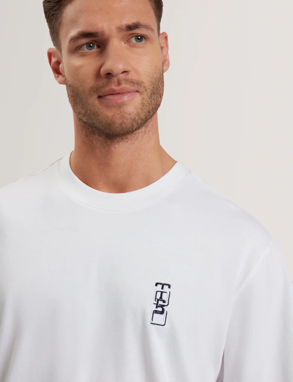 Ted Baker Kuyrt 短袖品牌T恤: 白色 – 背面图