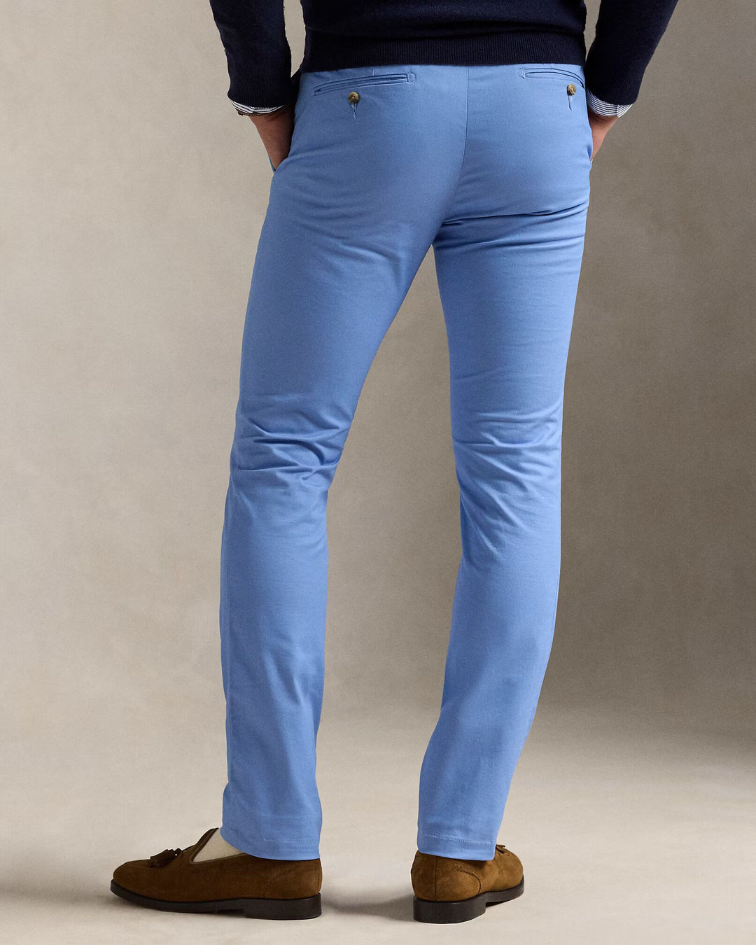 Pantaloni chino Ralph Lauren Greenwich elasticizzati: Azzurro – vista alternativa
