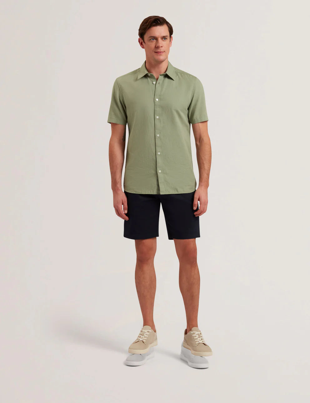 Ted Baker Barnham Core Chino Σορτς: Μπλε ναυτικό – προβολή προϊόντος