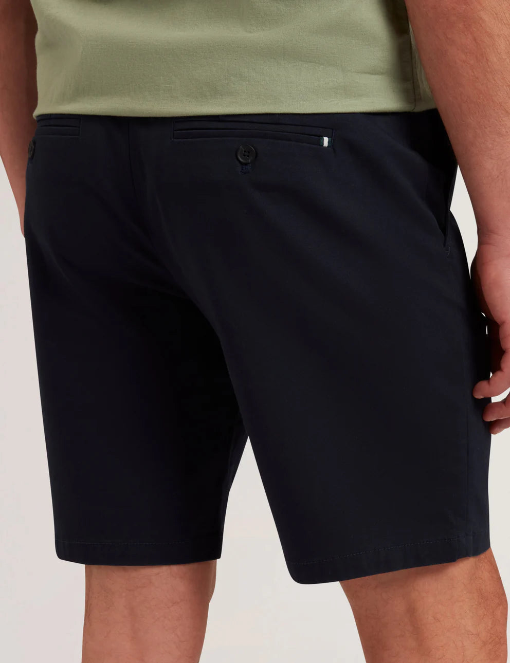 Ted Baker Barnham Core Chino Σορτς: Μπλε ναυτικό – πλαϊνή όψη