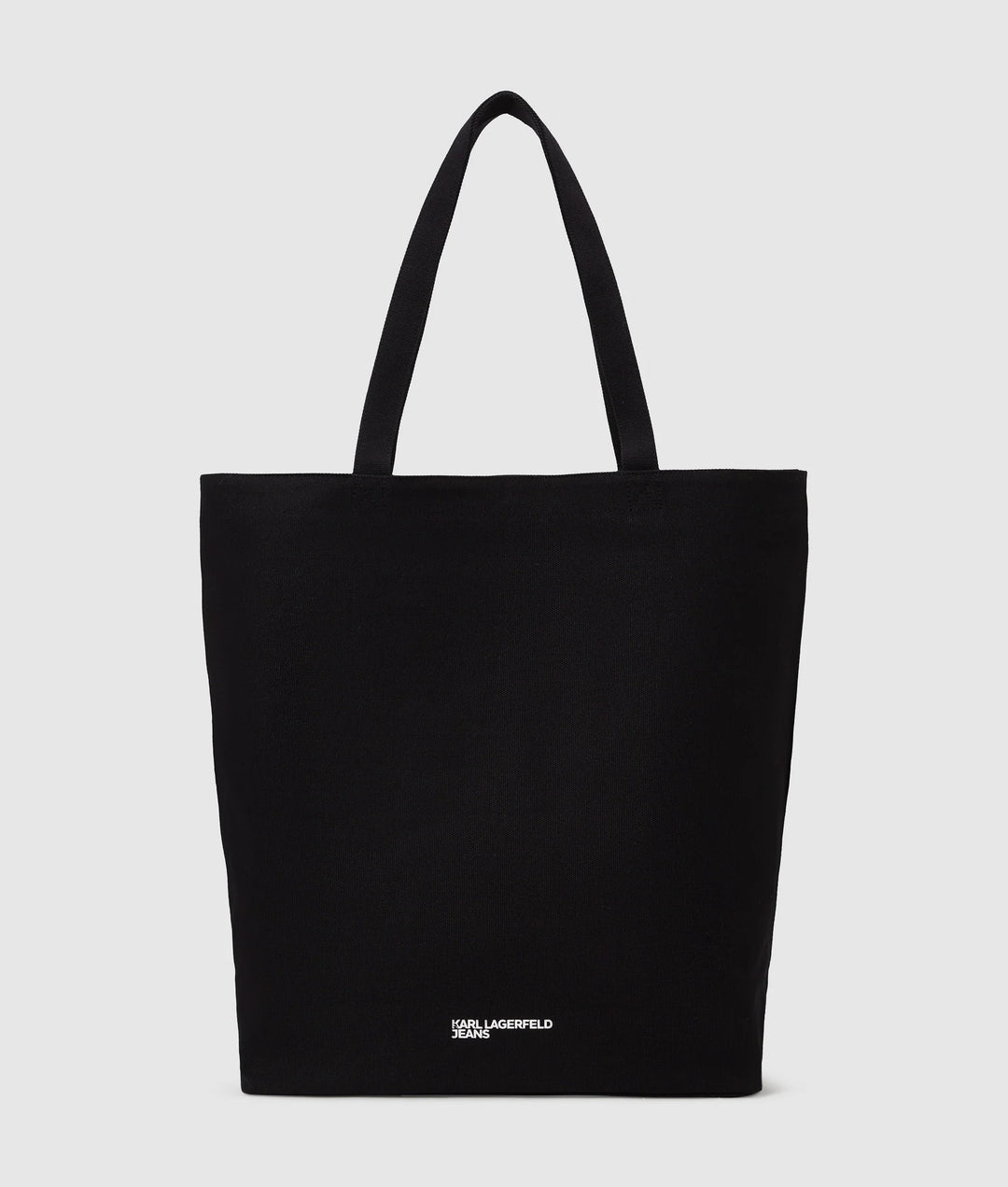 Karl Lagerfeld Box Logo Quote Shopper Bag in Black – alternate view