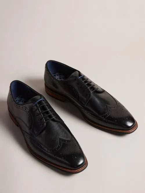 Επίσημα παπούτσια Ted Baker Markuse Brogue Derby: Μαύρα – εναλλακτική όψη