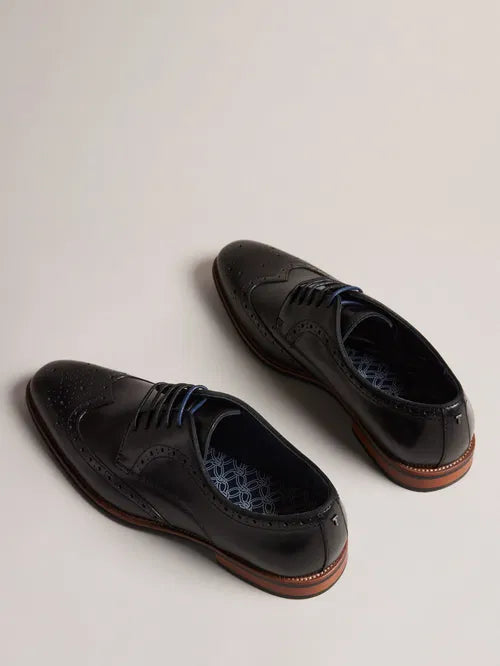 Επίσημα παπούτσια Ted Baker Markuse Brogue Derby: Μαύρα – εναλλακτική όψη