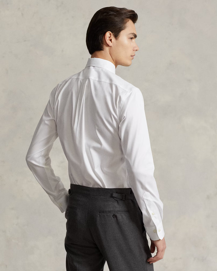 Ralph Lauren Camisa Oxford Hombre Custom Fit: Blanco – vista alternativa
