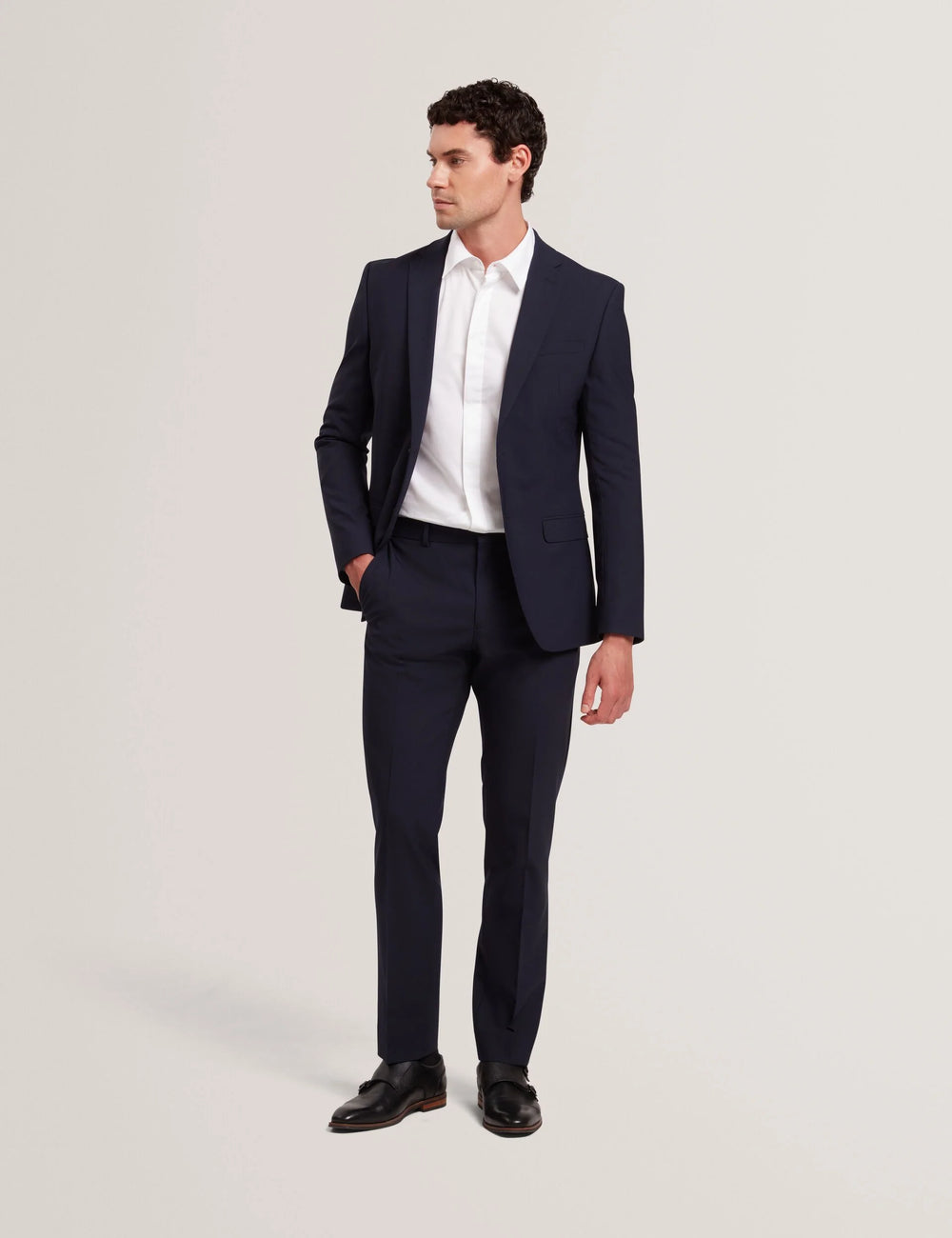Camicia in twill elegante Ted Baker Tibor, vestibilità regolare – vista alternativa