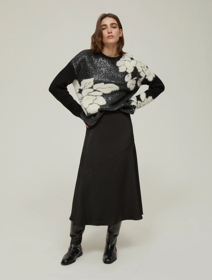 PennyBlack Satin-Rock „Fox“: Schwarz