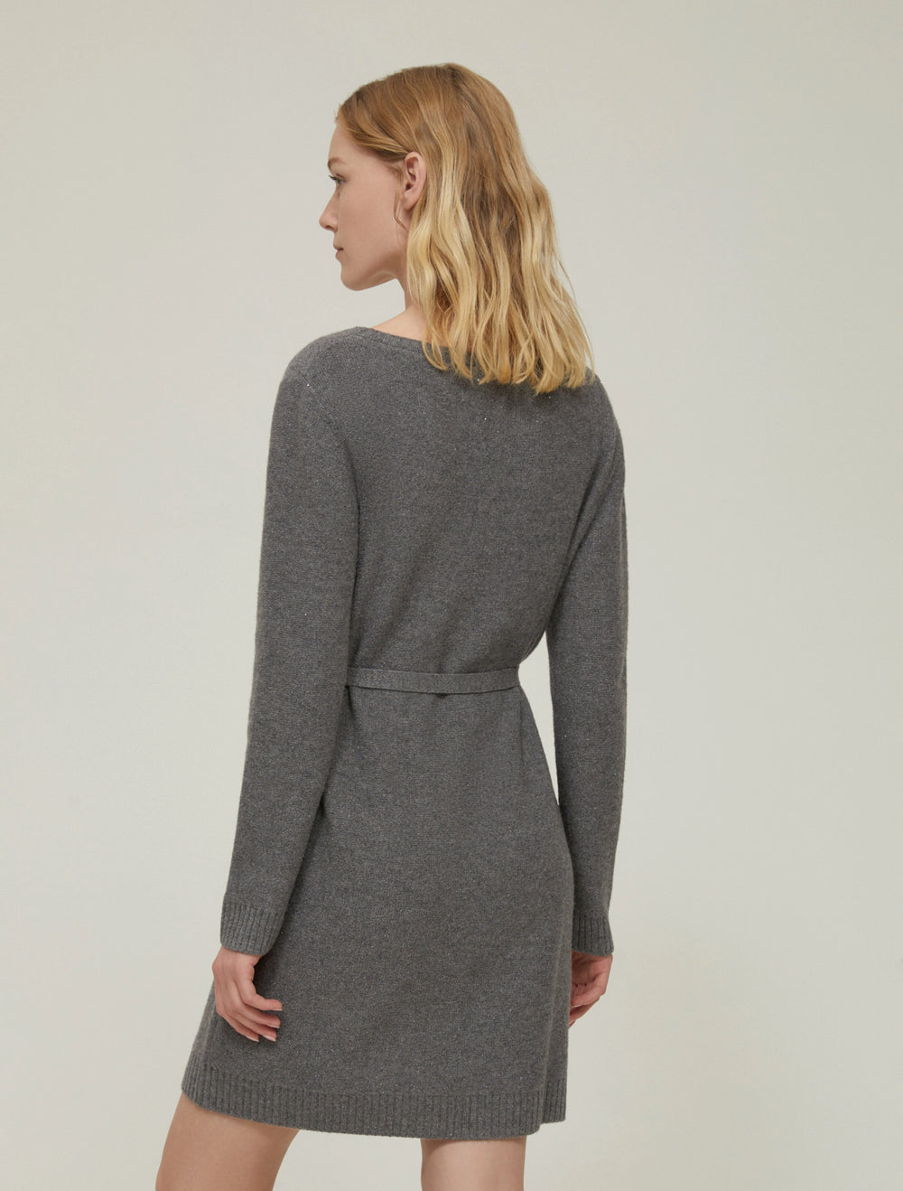 Penny Black women's PennyBlack Arduino Knitted Dress in Grey – alternate view