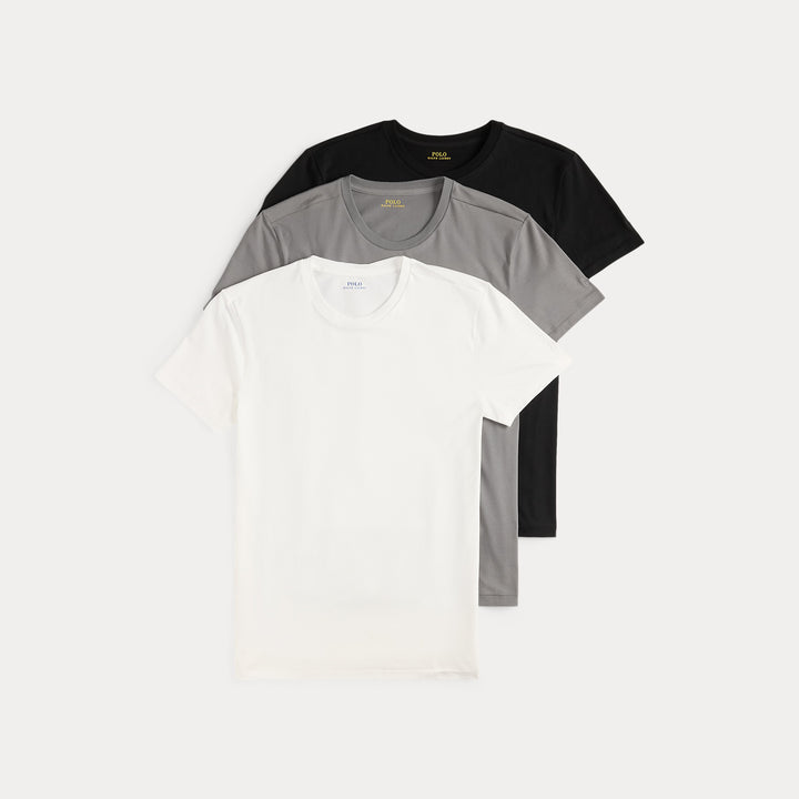 Confezione da 3 magliette intime in cotone: Nero/Bianco/Grigio
