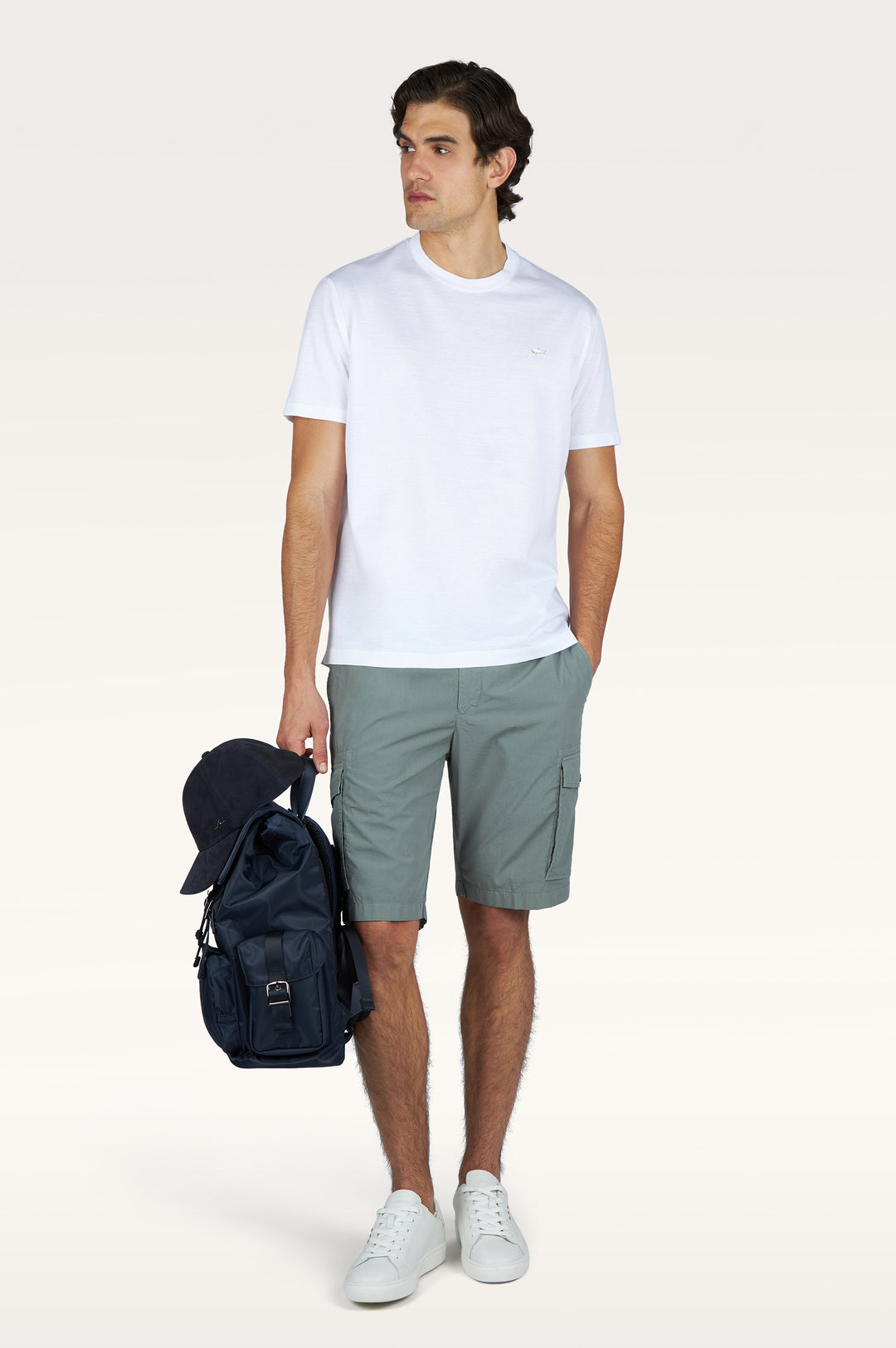 Paul & Shark Double Mercerised Cotton Jersey T-shirt | White