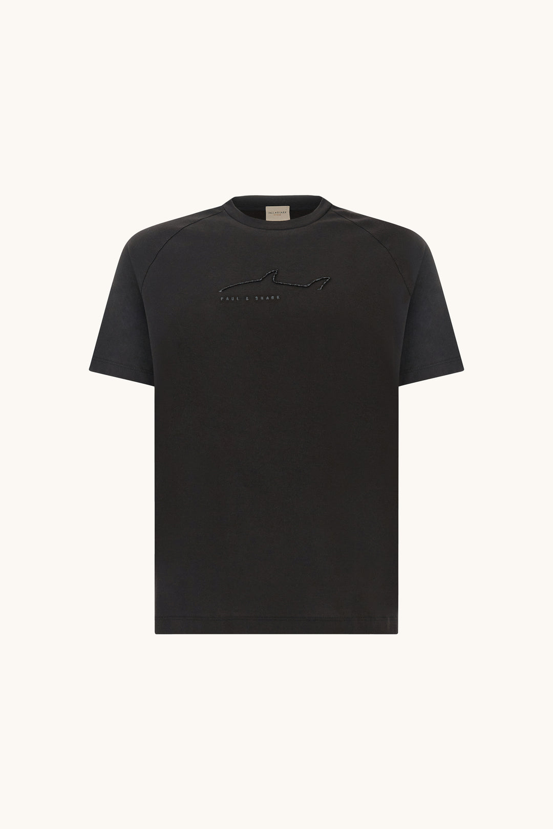 Paul &amp; Shark Leichtes T-Shirt aus Baumwolljersey | Schwarz