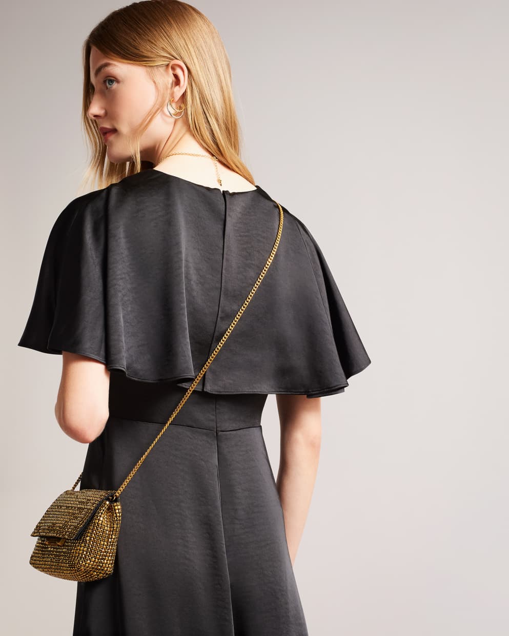 Ted Baker Gliters Crystal Mini Cross Body Bag | Gold