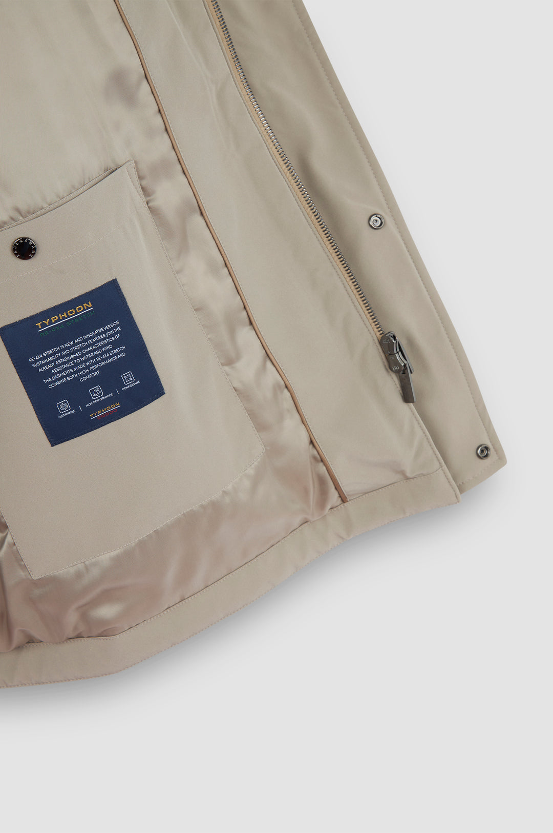 Paul &amp; Shark Manteau extensible Typhoon 4x4: Beige – autre vue