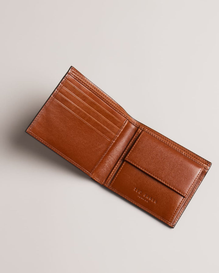 Ted Baker Prugs Δερμάτινο Bifold Πορτοφόλι για Κέρματα | Ταμπά