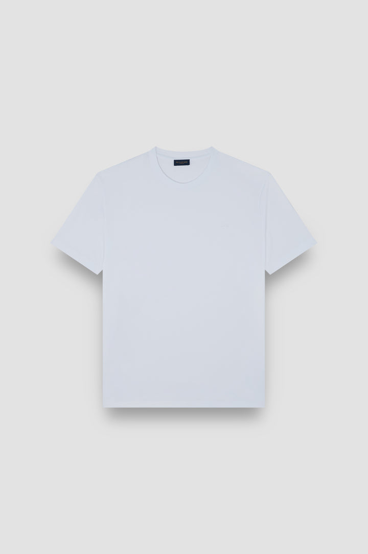 Paul &amp; Shark T-Shirt aus Supima®-Baumwolljersey mit gestickter Flosse – alternative Ansicht